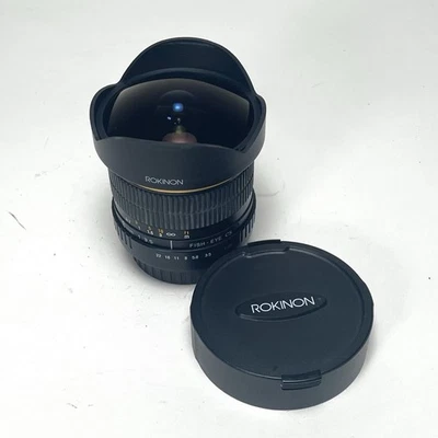 Rokinon 8mm f/3.5 HD Fish-Eye Lens for Canon EOS EF, digital SLR Camera - Image 1 of 4