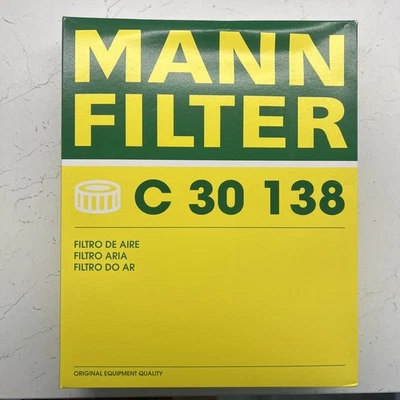 Mann C30138 Air Filter Insert 52mm Height 224mm Width 293mm Length Service - Image 1 of 4