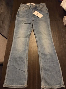 Calvin Klein Damen Jeans High Rise Slim Boot Ankle Größe 26 Light Denim Stretch  - Bild 1 von 5
