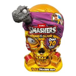 Zuru Smashers Dino Island Gold Treasure Hunt Teschio Pirata Sorpresa Grigio 2024 Nuovo - Foto 1 di 4