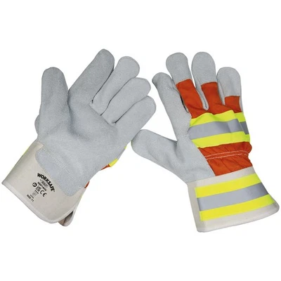 Worksafe Reflective Rigger's Gloves Pair - Image 1 of 2