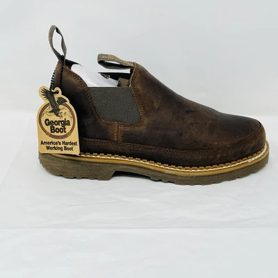 Bota para mujer Georgia Giant Romeo marrón en relieve nueva en caja 9,5 M Foto 1 de 4