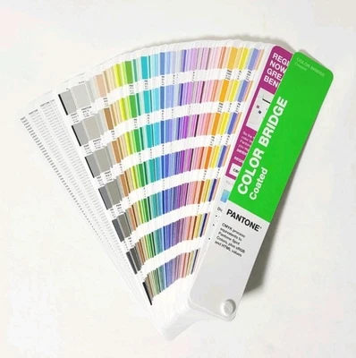 Pantone Color Bridge Guide Coated Translate Colors into CMYK HTML RGB GG6103B - Image 1 of 4
