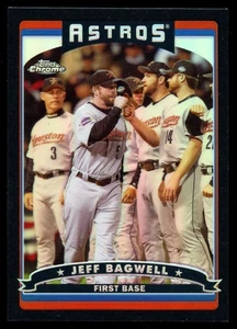 Topps 2006 cromo refractor negro #88 Jeff Bagwell/549 - Imagen 1 de 2