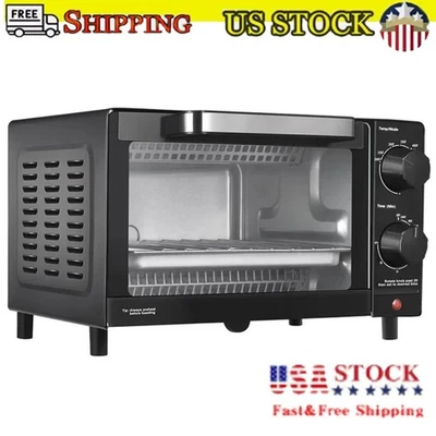 Torradeira de bancada 4 fatias com 3 configurações assadeira e panela preta nova - Imagem 1 de 4