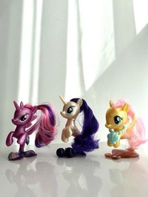 My Little Pony G4 Seapony Lote de 3 | Rarity, Twilight Sparkle & Fluttershy MLP Foto 1 de 4