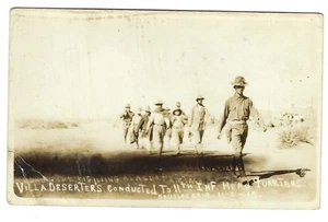 RPPC 11th US Infantry With Villa Deserters After Agua Prietas - Picture 1 of 1