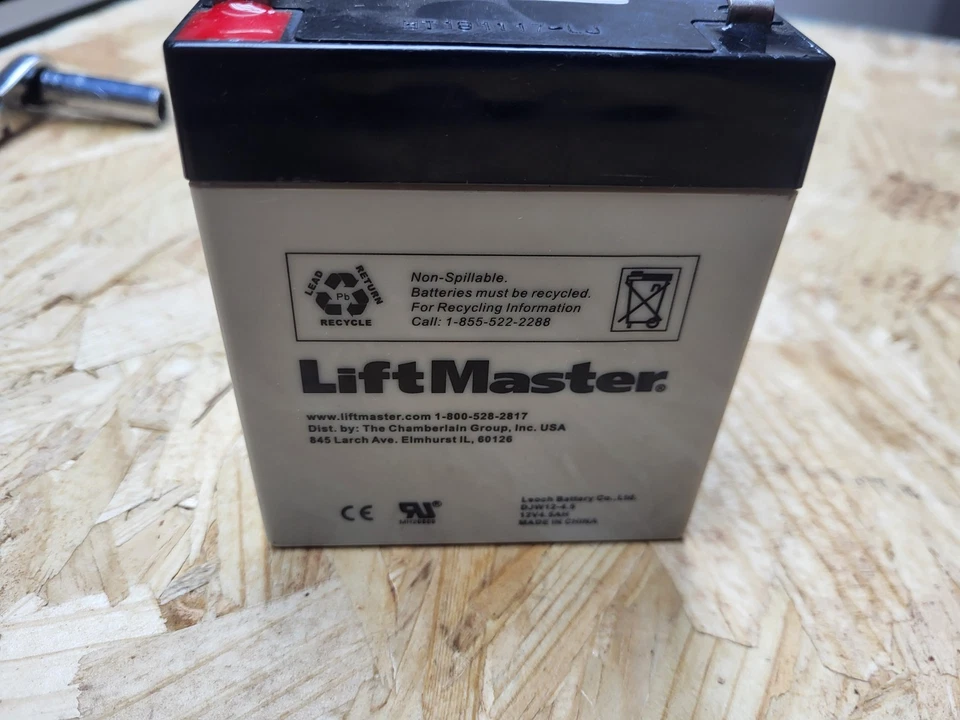 Резервный аккумулятор Liftmaster 485 лм для Liftmaster G4228 4228 Chamberlain - Изображение 1 из 4