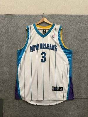 Vintage Adidas Chris Paul New Orleans  Hornets NBA Authentic Jersey Size 54 - Image 1 of 4