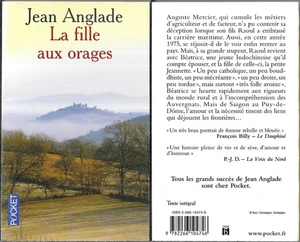 LIVRE - JEAN ANGLADE : LA FILLE AUX ORAGES / COMME NEUF - Foto 1 di 3