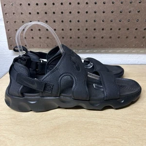 Scarpe Nike donna Owaysis CK9283-001 sandali casual neri taglia 10 - Foto 1 di 9