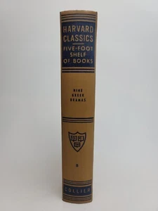 Vtg Harvard Classics Five Foot Shelf of Books #8 Nine Greek Dramas - 1937 - Picture 1 of 12