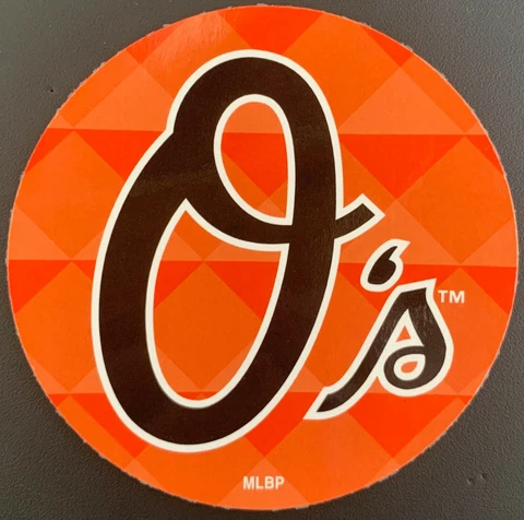 BALTIMORE ORIOLES MAGNET "O'S" ORANGE STYLE MLB BASEBALL WORLD SERIES CHAMPIONS Cover
