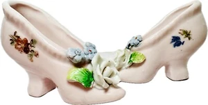 Antike Porzellan Damen Deko Schuhe Schmuck Made In Germany - Bild 1 von 7