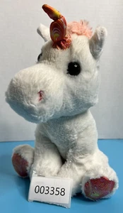 Goffa Soft White Pink Plush Unicorn Stuffed Animal - Picture 1 of 3