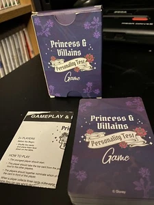 Disney Prinzessinnen und Schurken Persönlichkeitstest Kartenspiel komplette Anleitung - Bild 1 von 3