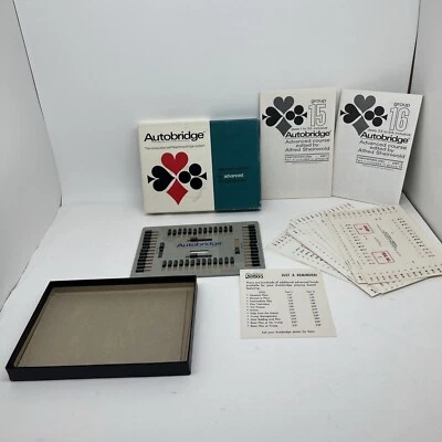 Vintage Parker Brothers Autobridge Self Teaching Bridge Game For Beginners 1959 - Image 1 of 4