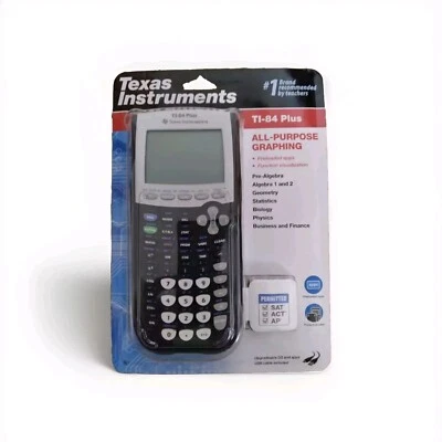 Texas Instruments TI-84 Plus Graphing Calculator, Black 320 x 240 pixels - Image 1 of 2