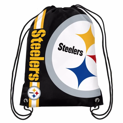 Pittsburgh Steelers NFL Side Stripe Drawstring Back Pack FREE SHIP!! Cover