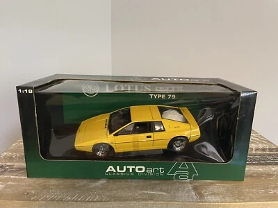AUTOart Classics Division Lotus Esprit Type 79 Yellow 1/18 Scale Diecast Replica - Image 1 of 4