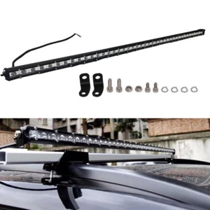 Slim 44inch 126W LED Spot Flood Combo Lamp Offroad truck 4WD Work Light Bar - Imagen 1 de 11