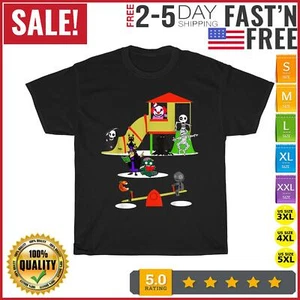 Scary Playground Halloween Horror Movie Kids Zombie Costume T Shirt Men Women - Picture 1 of 9
