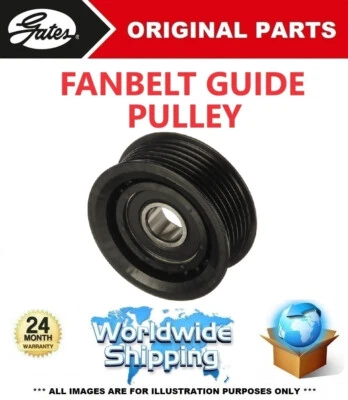GATES FAN BELT GUIDE PULLEY for MERCEDES BENZ E-CLASS T-Model E500 T 2006-2009 - Image 1 of 4