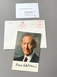 KURT WALDHEIM (†2007) Präsident Österreich signed Konvolut 1967 - Picture 1 of 1