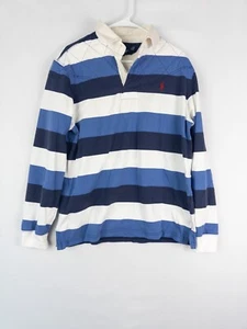 Vintage Polo Ralph Lauren Rugby Poloshirt Herren L Baumwolle Color Block Custom Fit - Bild 1 von 10