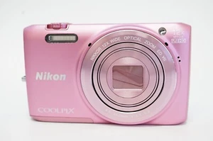 COOLPIX S6800 Nikon Compact Digital Camera Pink English language from JAPAN - Picture 1 of 8
