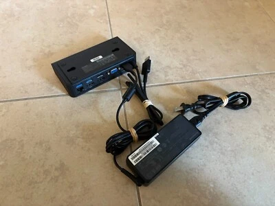 Lenovo 40A4 ThinkPad OneLink+ Docking Station Dock DU9047S1 3A02890 Tested Works - Image 1 of 4