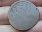 1848 BRAIDED HAIR LARGE CENT PENNY FLATTENED/ELONGATED