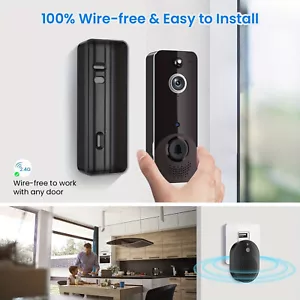 Wireless Smart Doorbell Camera HD - Picture 1 of 8