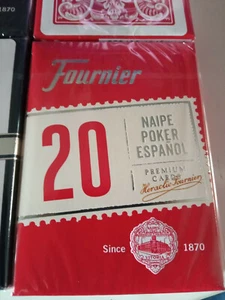 Baraja de cartas Fournier Poker español 20 Rojo 55 cartas - Imagen 1 de 1