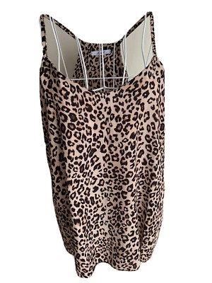 Hailys Women’s Best Top Size L (10-12) Brown Mix Animal Print V Neck - Image 1 of 4