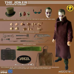 Figura de acción limitada Mezco Toys The Joker Gotham de Gaslight 1/12 nuevo stock - Imagen 1 de 21