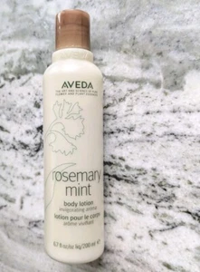 Aveda Rosemary Mint Body Lotion 6.7 oz 200 mL Full Size Invigorating Moisturizer - Picture 1 of 5
