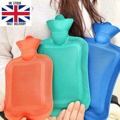 3 X Large Hot Water Natural Rubber Bottle Warmer Heat Therapy Pain Relief