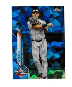 2020 Topps Update Chrome SAPPHIRE #U134 GLEYBER TORRES NY Yankees Detroit TIgers - Picture 1 of 2
