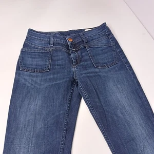 Closed Straight Jeans Made in Italy Size 25 L27 Blue Regular Fit - Picture 1 of 13