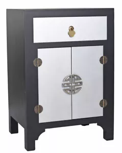 Nightstand Chinese Wedding Cabinet Night Console Bedside Table Night Table - Picture 1 of 5