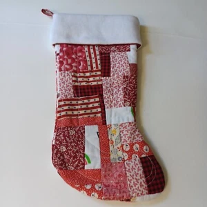 Handarbeit Steppstrumpf Patchwork Weihnachtsgeschenk Urlaub  - Bild 1 von 3