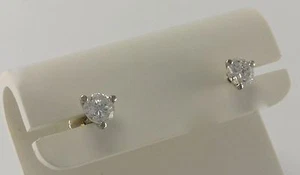 Brilliant Studs 585 14 carat white gold 0,20ct Solitaire - Picture 1 of 8