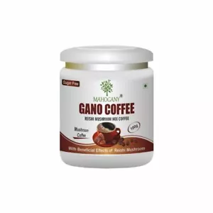 Instant Gano Coffee Enriched with Reishi Mushroom Extract 100gm Sugar Free - Picture 1 of 3