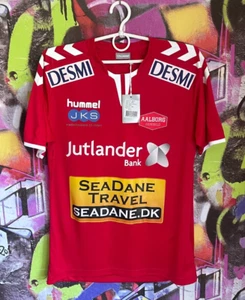 AALBORG HANDBALL SHIRT DENMARK Jersey Shirt Training Top Hummel Mens Size S - Picture 1 of 17