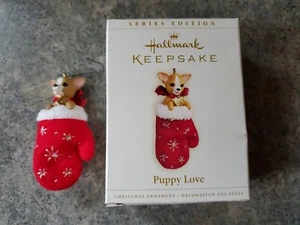 Hallmark Keepsake Christmas Ornament Puppy Love 16th in Series Chihuahua 2006 - Picture 1 of 5