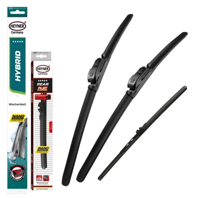 Fits Bmw X7 2018-On Set Of 3 Hybrid Windscreen Wipers Front + Rear HH2620TL16HRF - Image 1 of 4