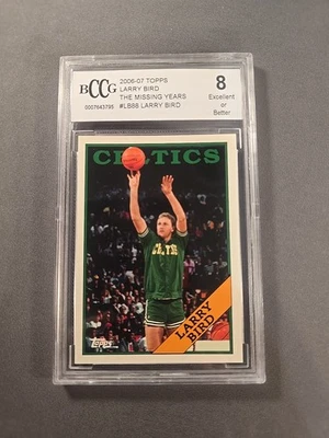 2006-07 Topps Larry Bird The Missing Years #LB-88 Celtics BCCG 8 - Image 1 of 2