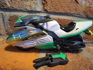 Power Rangers Time Force Green Vector Cycle Bike 2000 Vehicle Action Figure Vtg - Picture 1 of 12