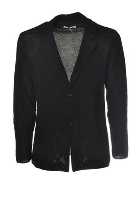 Cárdigan Manica Lunga para Hombre Daniele Alessandrini Talla 46-50 Color Negro Foto 1 de 4